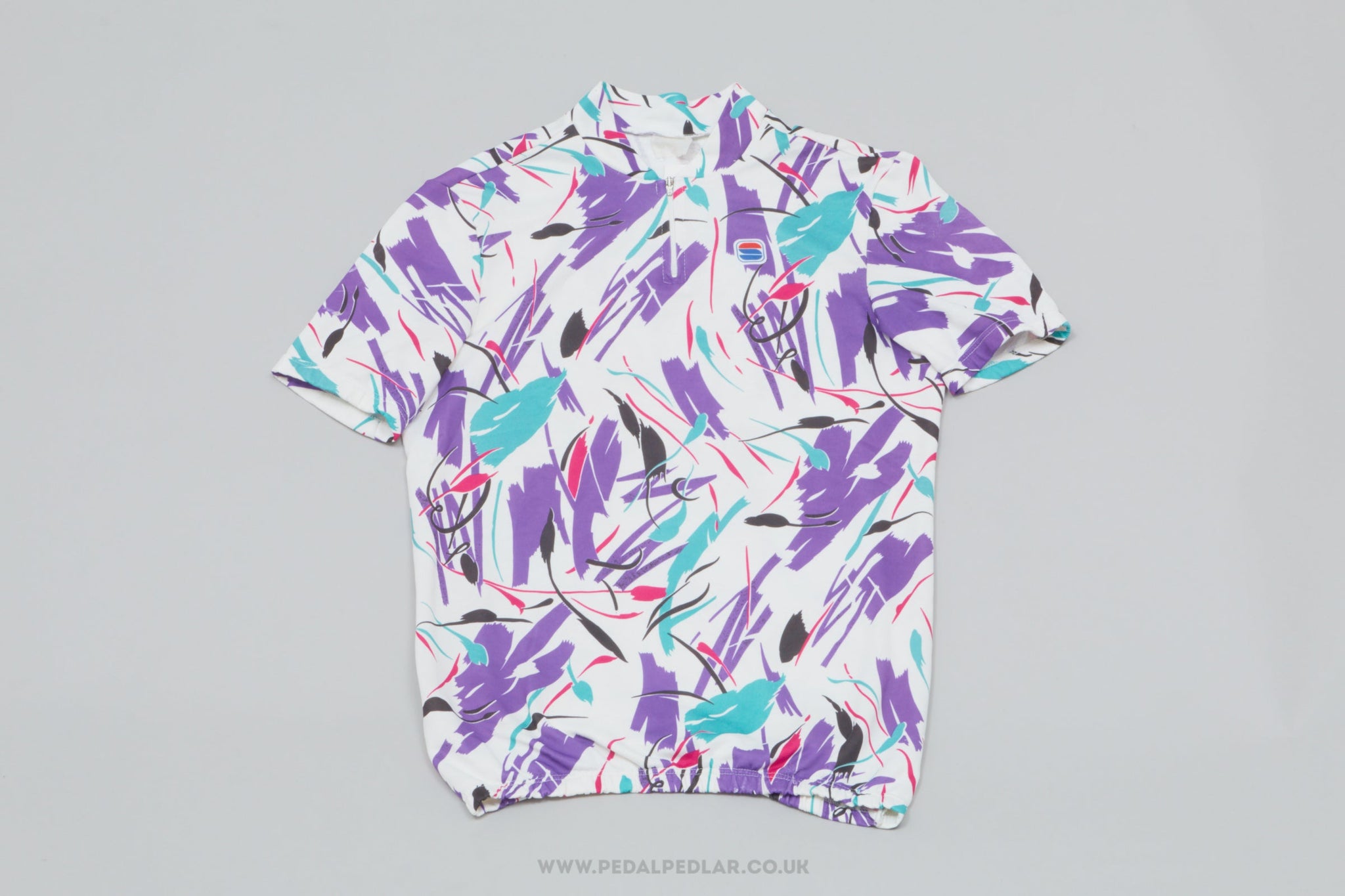 Sportful Swirls and Squiggles Medium Vintage Cycling Jersey - Pedal Pedlar - Clothing For Sale