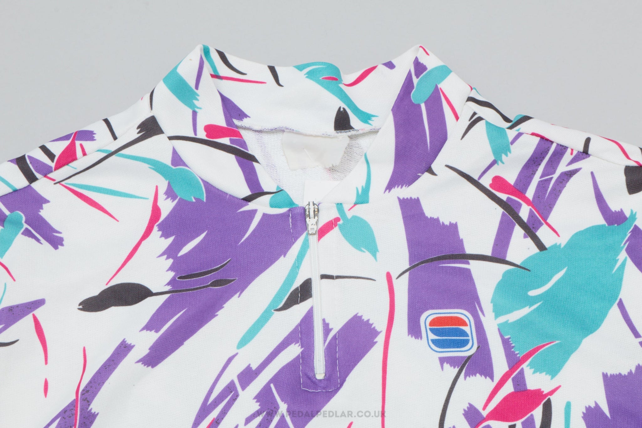 Sportful Swirls and Squiggles Medium Vintage Cycling Jersey - Pedal Pedlar - Clothing For Sale