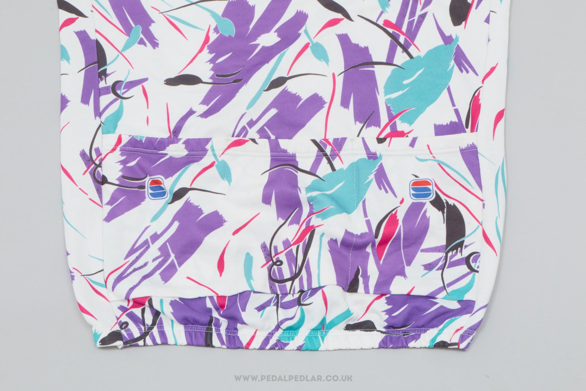 Sportful Swirls and Squiggles Medium Vintage Cycling Jersey - Pedal Pedlar - Clothing For Sale