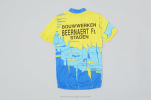Decca Bouwwerken Beernaert Fr. Staden Small Vintage Cycling Jersey - Pedal Pedlar - Clothing For Sale