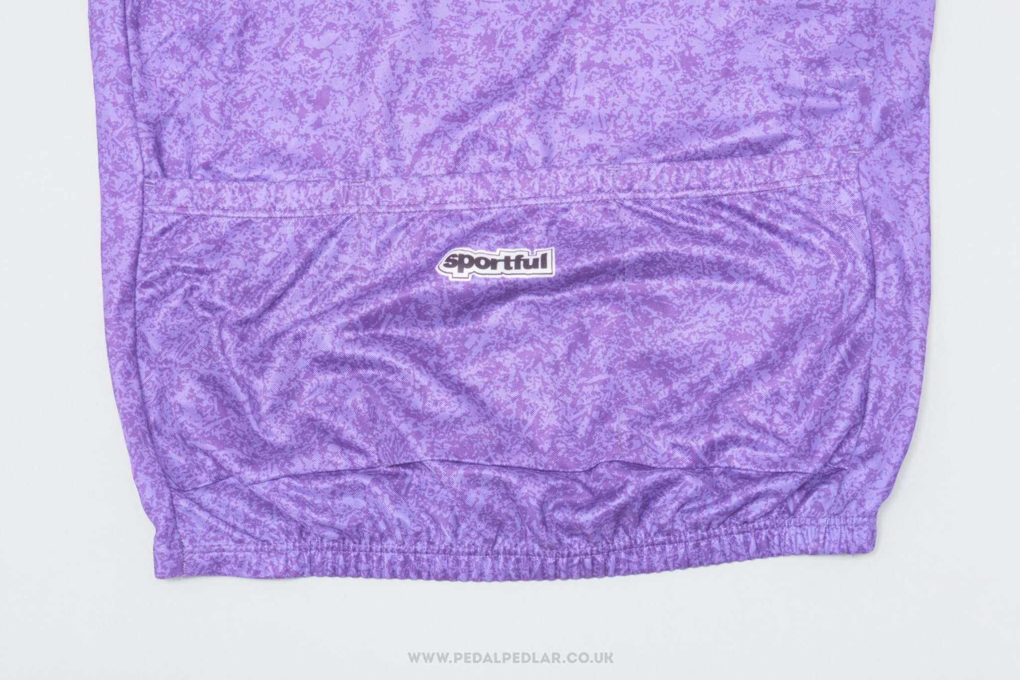Sportful Purple Mottled Medium Vintage Cycling Jersey - Pedal Pedlar - Clothing For Sale