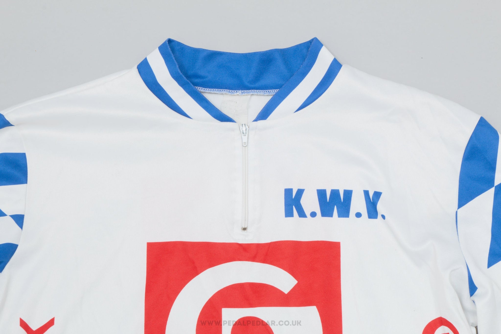 G Bank K.W.V. Medium Vintage Long Sleeved Cycling Jersey - Pedal Pedlar - Clothing For Sale