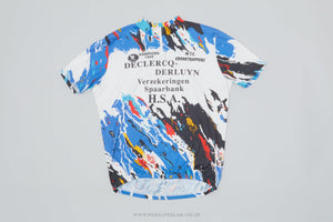 Vermarc Declercq-Derluyn Multi-Coloured Splash XL Classic Cycling Jersey - Pedal Pedlar - Clothing For Sale