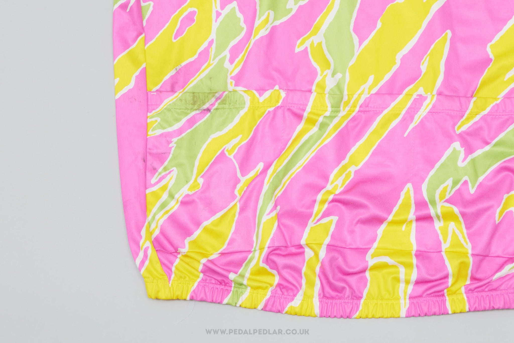 JBC Chiori Green, Purple & Yellow XL Vintage Cycling Jersey - Pedal Pedlar - Clothing For Sale