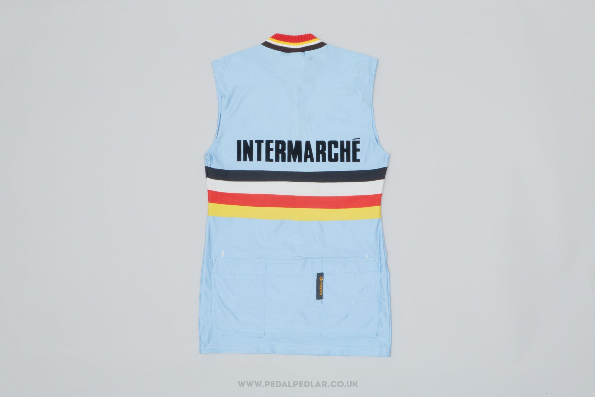 ASFT Intermarche Small Vintage Sleeveless Cycling Jersey - Pedal Pedlar - Clothing For Sale
