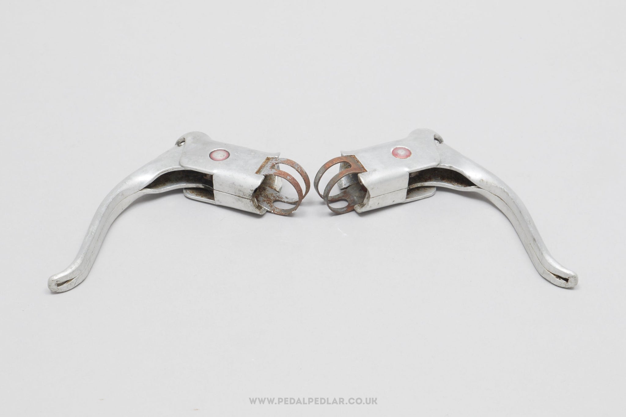 Weinmann Red Dot Early QR Version Vintage Drop Bar Brake Levers - Pedal Pedlar - Bike Parts For Sale