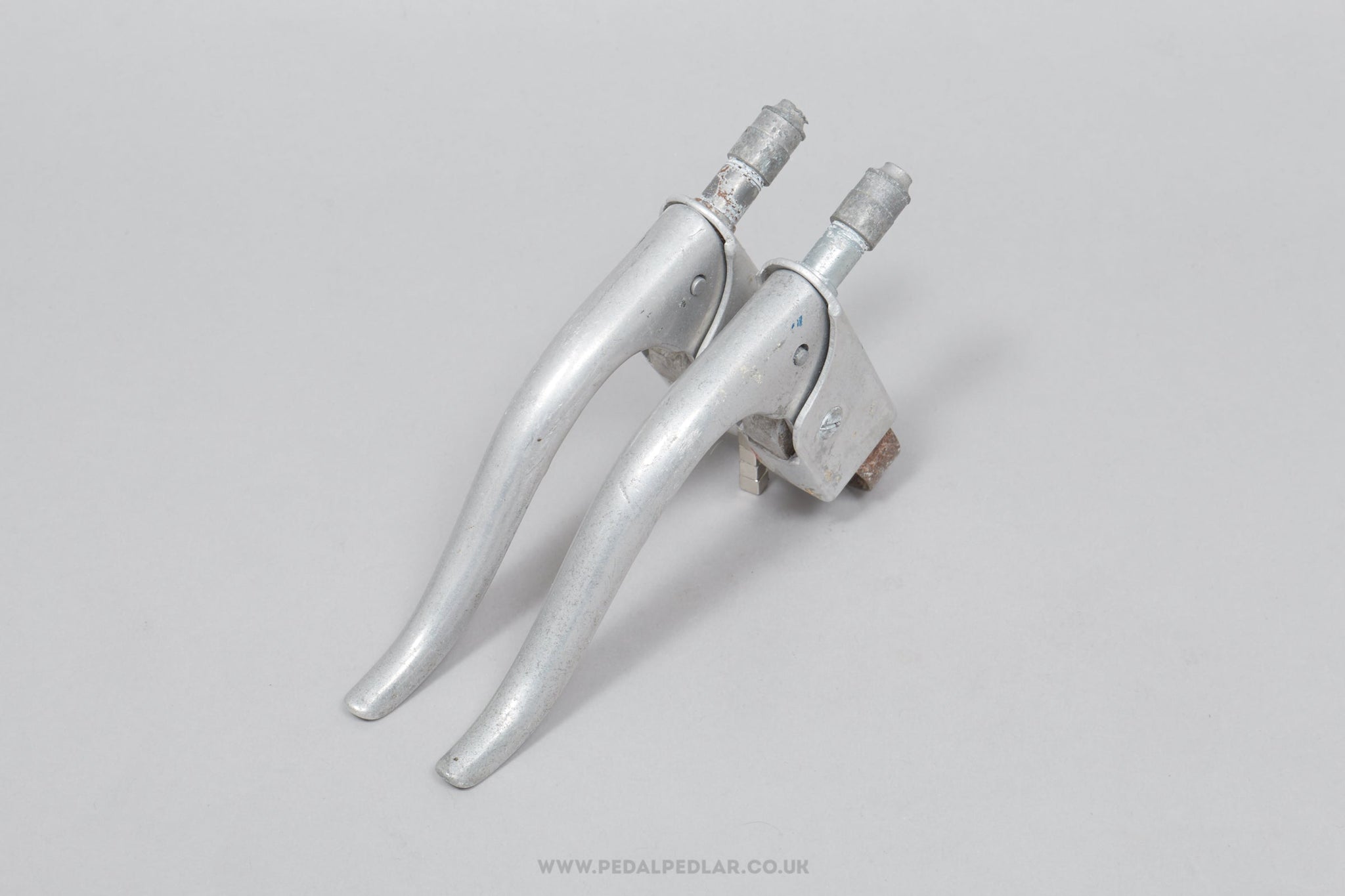 Universal Mod. 61 c.1961 Vintage Non-Aero Drop Bar Brake Levers - Pedal Pedlar - Bike Parts For Sale