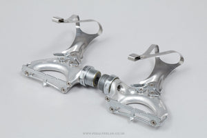 Shimano 600 AX (PD-6300) w) Toe Clips c.1981 Vintage Aero Road Pedals - Pedal Pedlar - Bike Parts For Sale