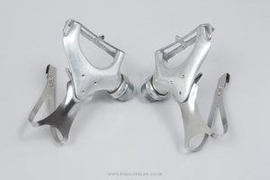 Shimano 600 AX (PD-6300) w) Toe Clips c.1981 Vintage Aero Road Pedals - Pedal Pedlar - Bike Parts For Sale