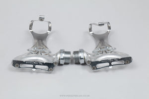 Shimano 600 AX (PD-6300) w) Toe Clips c.1981 Vintage Aero Road Pedals - Pedal Pedlar - Bike Parts For Sale