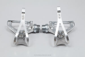 Shimano 600 AX (PD-6300) w) Toe Clips c.1981 Vintage Aero Road Pedals - Pedal Pedlar - Bike Parts For Sale