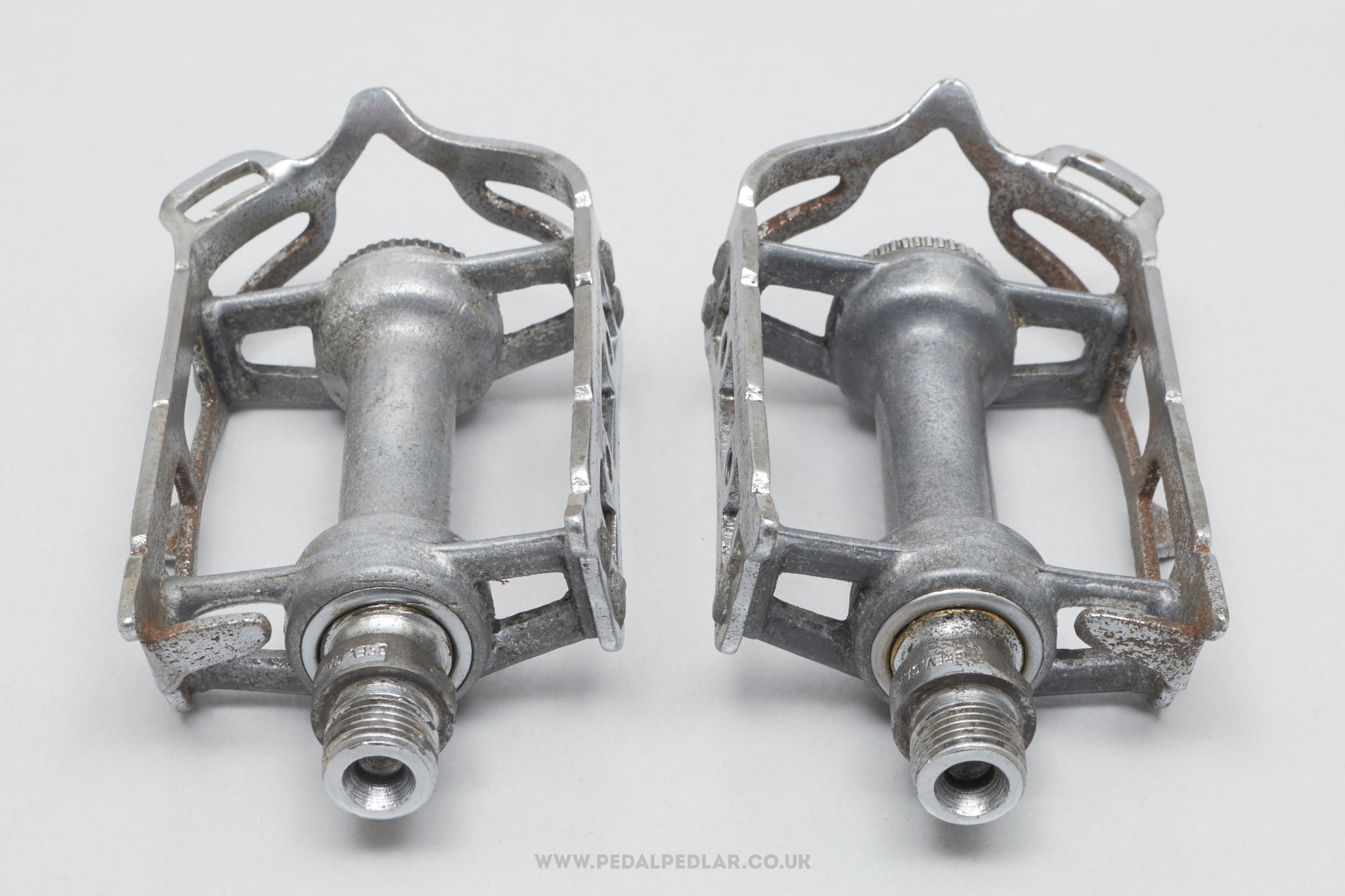 Campagnolo Record Strada (1037) 2nd Gen Vintage Quill Road Pedals - Pedal Pedlar - Bike Parts For Sale