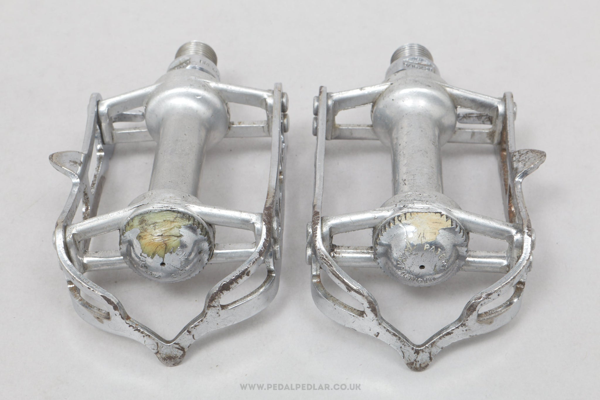 Campagnolo Record Strada (1037) 3rd Gen Vintage Quill Road Pedals - Pedal Pedlar - Bike Parts For Sale