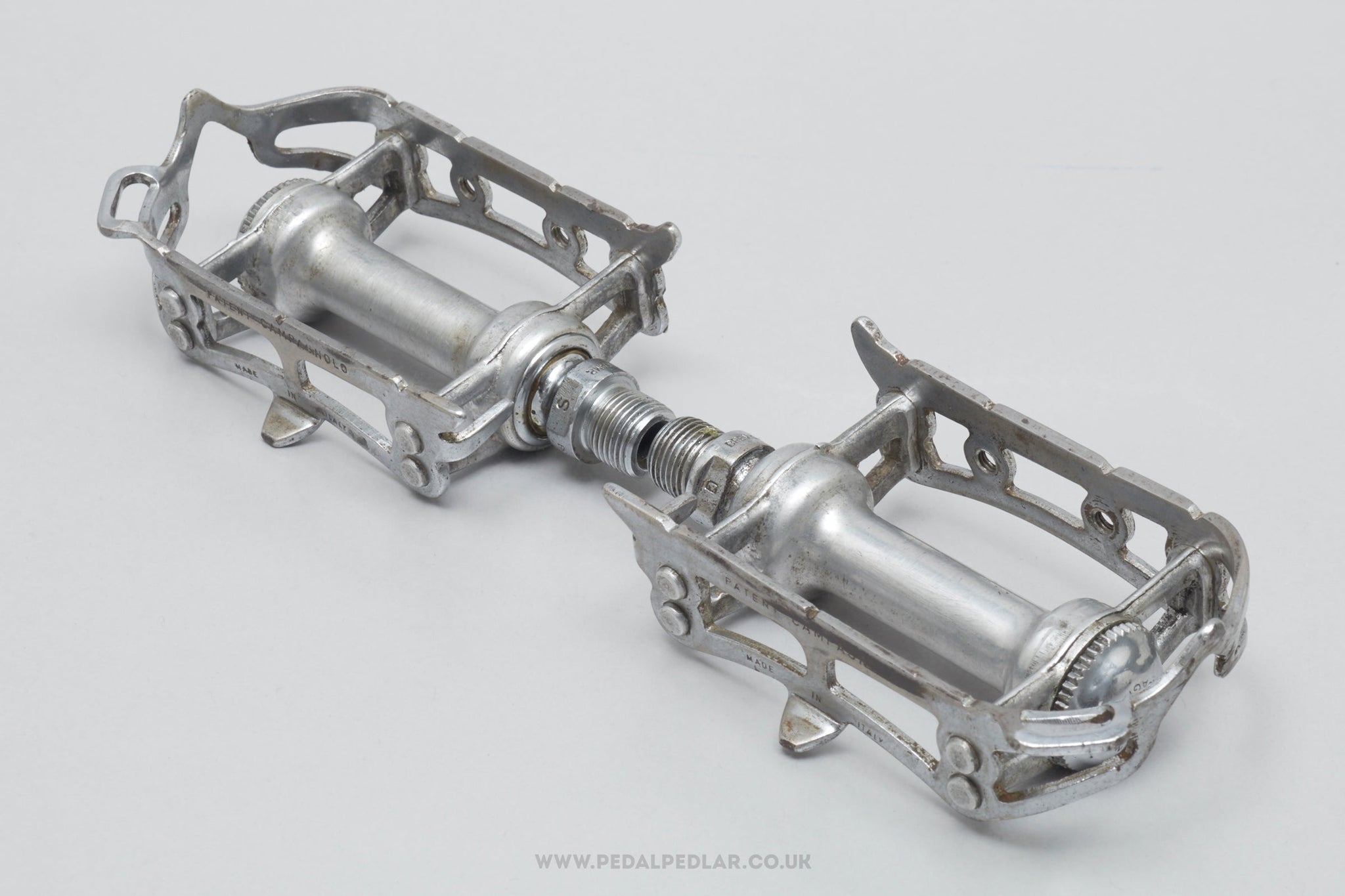 campagnolo pedalen Campagnolo Record Strada (1037) 2nd Gen Vintage Quill Road Pedals