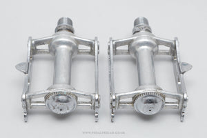 Campagnolo Record Pista (1038) Later Rifled Type Vintage Track Pedals - Pedal Pedlar - Bike Parts For Sale