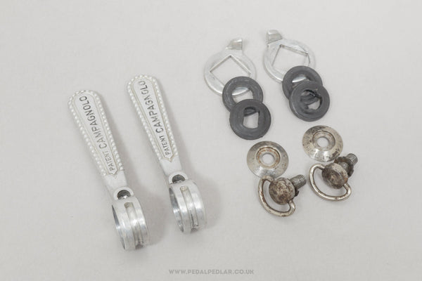 Campagnolo Nuovo / Super Record (1013/5N / 1013/6N) Vintage Braze-On Downtube Shifters - Pedal Pedlar - Bike Parts For Sale