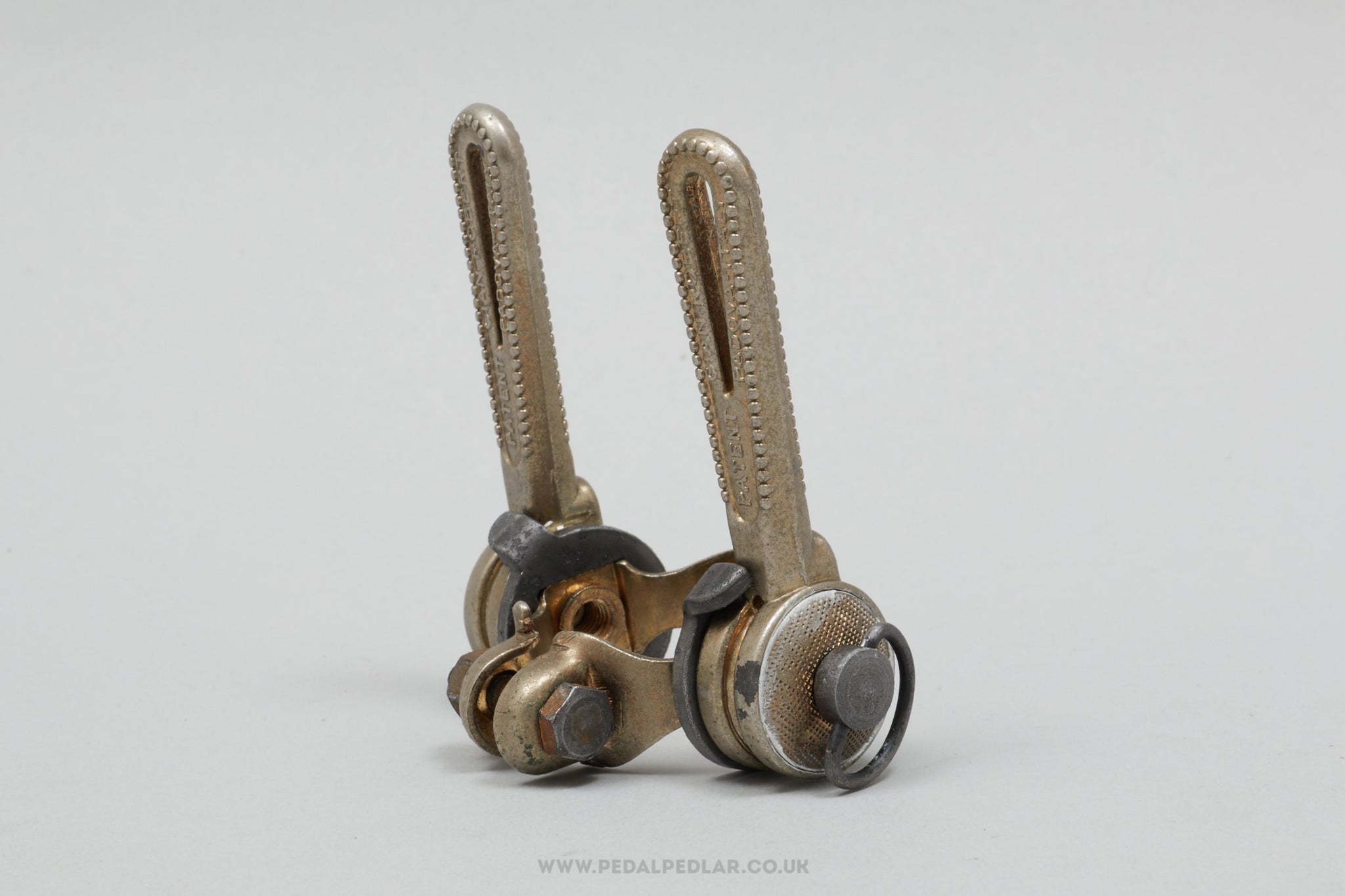 Gian Robert Competition Gold Vintage Clamp-On Downtube Shifters - Pedal Pedlar - Bike Parts For Sale