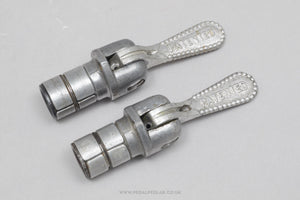 Campagnolo Nuovo/Super Record (1012/3) Vintage 5/6/7 Speed Friction Bar-End Shifters - Pedal Pedlar - Bike Parts For Sale