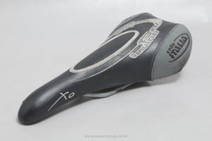Selle Italia XO Genuine Gel c.2002 Classic Black/Grey Saddle - Pedal Pedlar - Bike Parts For Sale