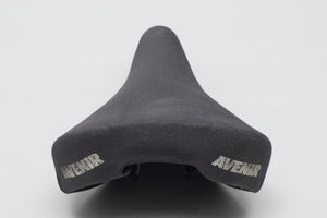 Avenir Gel c.1991 Classic Black Saddle - Pedal Pedlar - Bike Parts For Sale