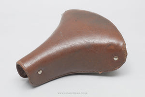Gallet Sprung Vintage Brown Saddle - Pedal Pedlar - Bike Parts For Sale