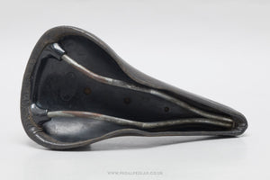 Cinelli Unicanitor (Mod. 75 #3) Buffalo 'Winged C' Vintage Dark Brown Leather Saddle - Pedal Pedlar - Bike Parts For Sale