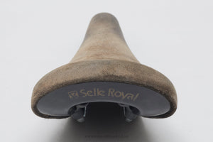 Selle Royal Dolphin Vintage Brown Leather Saddle - Pedal Pedlar - Bike Parts For Sale