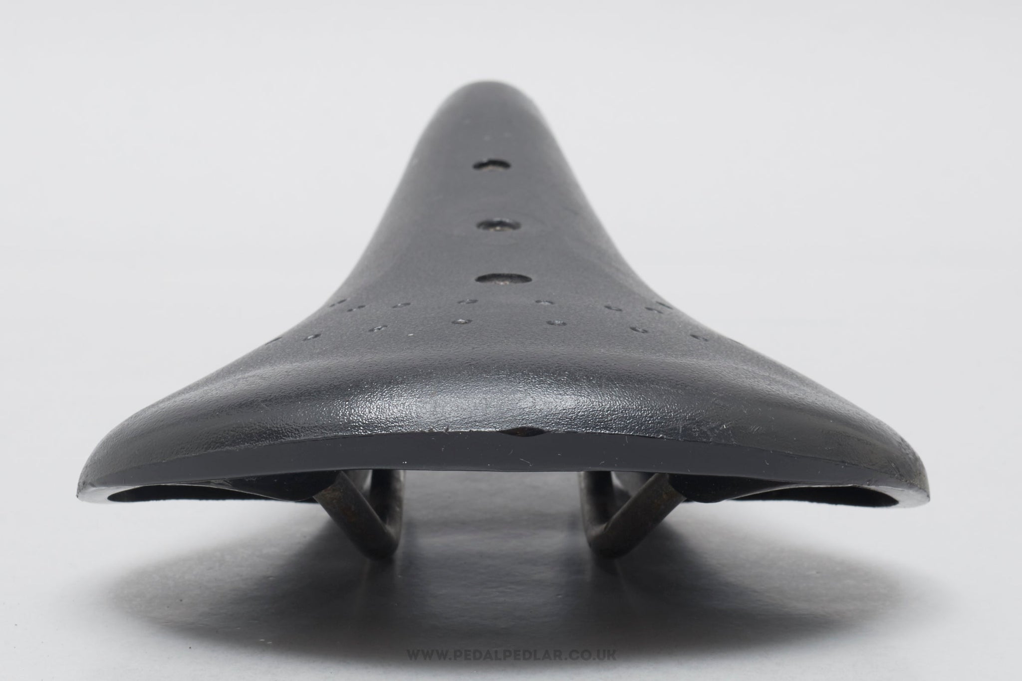 Cinelli Unicanitor Mod. 55 Road Perforated Vintage Black Plastic Saddle