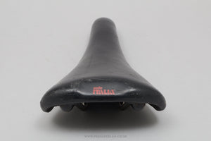 Selle Italia Flite Titanium c.1993 Classic Black Leather Saddle - Pedal Pedlar - Bike Parts For Sale