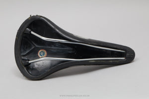 Ideale 2001 Vintage Black Leather Saddle - Pedal Pedlar - Bike Parts For Sale