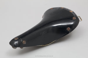 Unbranded Brooks Style Vintage Black Plastic Saddle - Pedal Pedlar - Bike Parts For Sale