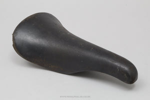 Selle San Marco Concor Supercorsa Vintage Black Leather Saddle - Pedal Pedlar - Bike Parts For Sale