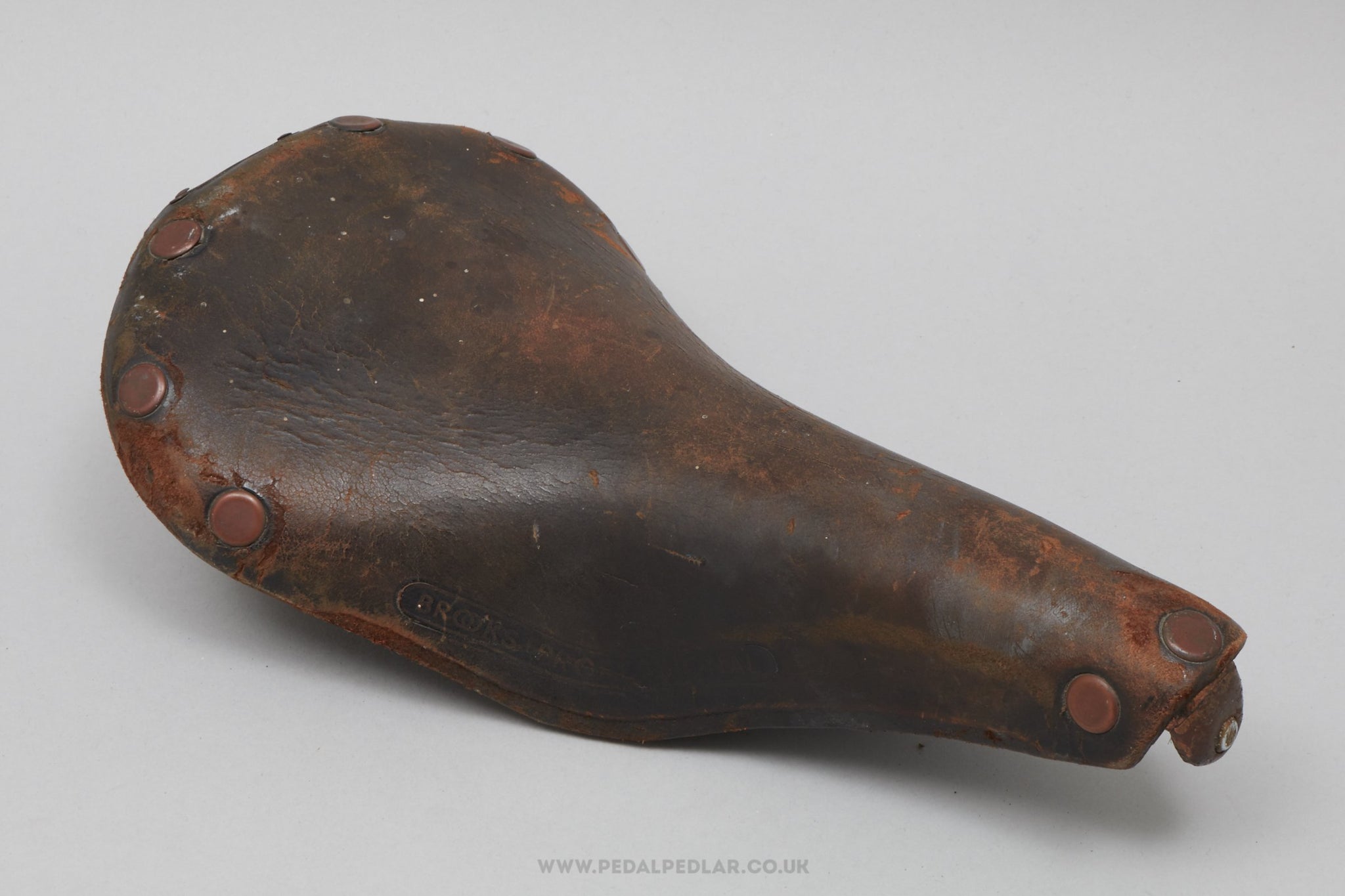 Brooks Team Professional w) Campione Saddle Bag Rail Vintage Brown Leather Saddle