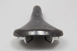 Brooks B17 c.1980 Vintage Dark Brown/Black Leather Saddle - Pedal Pedlar - Bike Parts For Sale