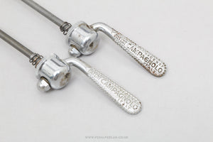 Campagnolo Record / Gran Sport 'Open C' (1001/3 / 1006/8) Vintage Quick Release Skewers - Pedal Pedlar - Bike Parts For Sale