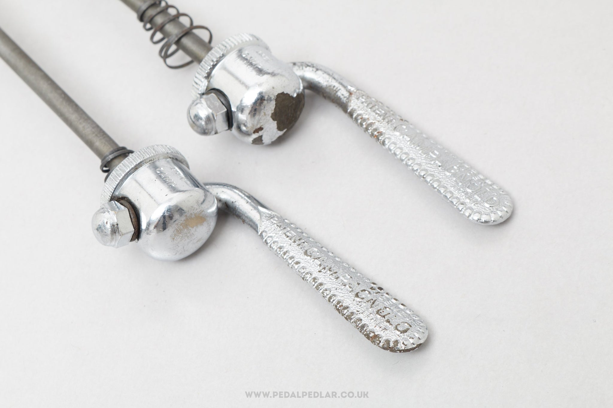 Campagnolo Nuovo/Super Record (1001/3 / 1006/8) Vintage Quick Release Skewers - Pedal Pedlar - Bike Parts For Sale