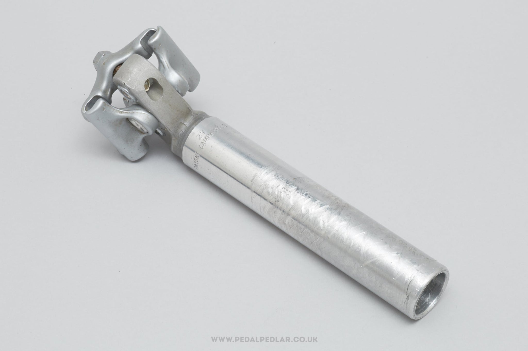 Campagnolo Nuovo Record (1044) Twin Bolt Vintage 27.0 mm Seatpost - Pedal Pedlar - Bike Parts For Sale