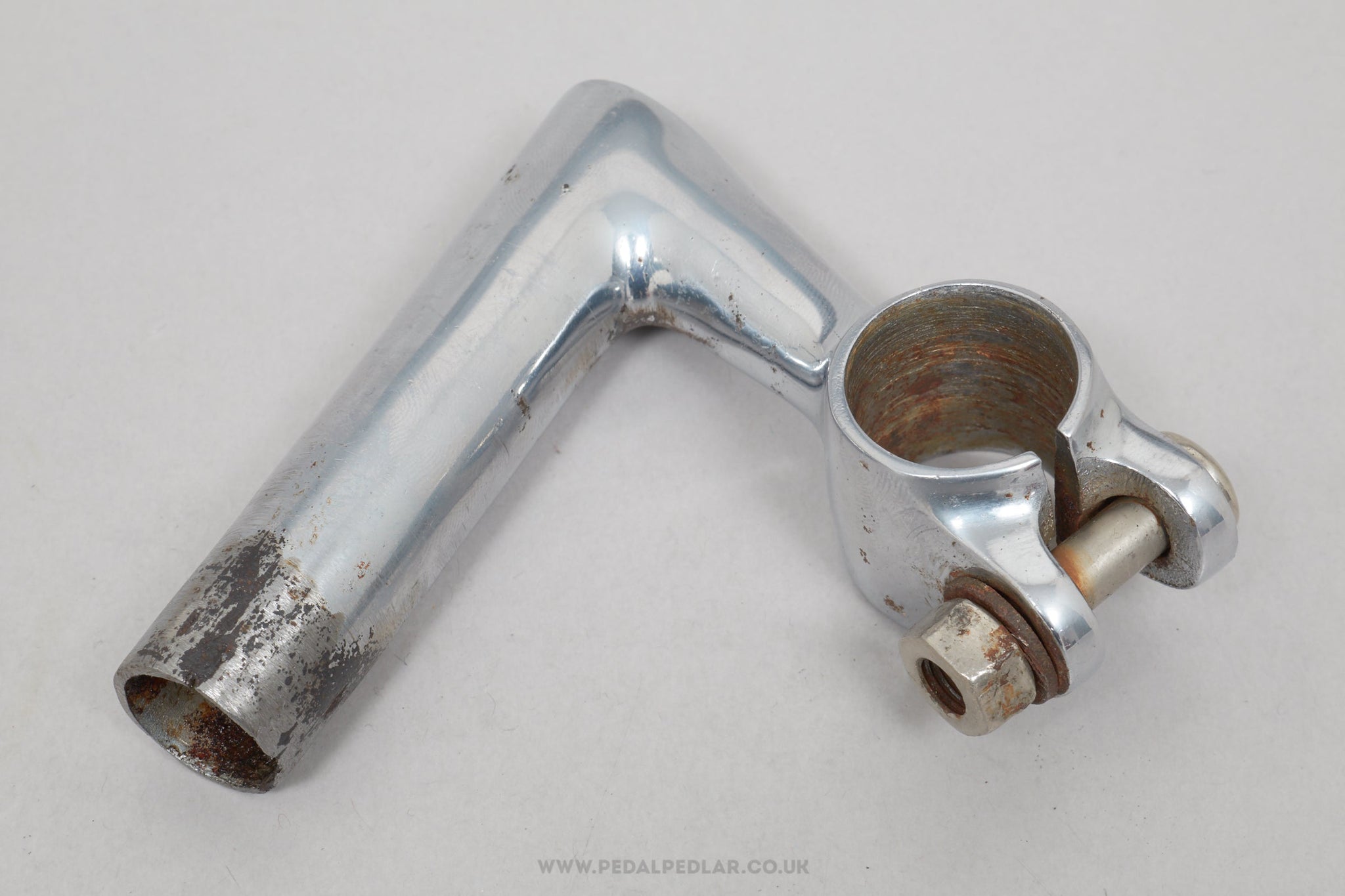 Unbranded Fillet-Brazed Head Clip Vintage 60 mm 21.7 mm Quill Stem - Pedal Pedlar - Bike Parts For Sale