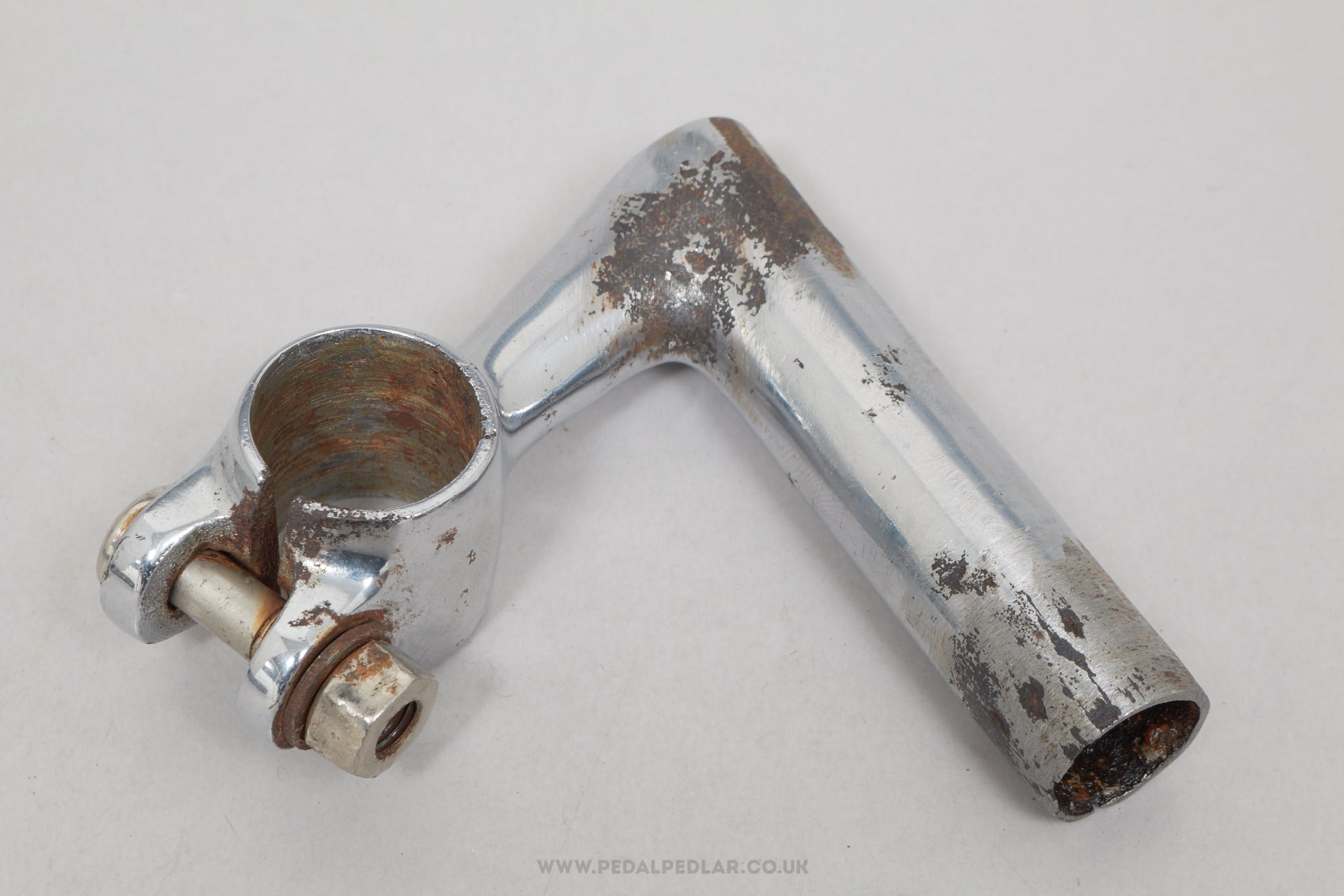 Unbranded Fillet-Brazed Head Clip Vintage 60 mm 21.7 mm Quill Stem - Pedal Pedlar - Bike Parts For Sale