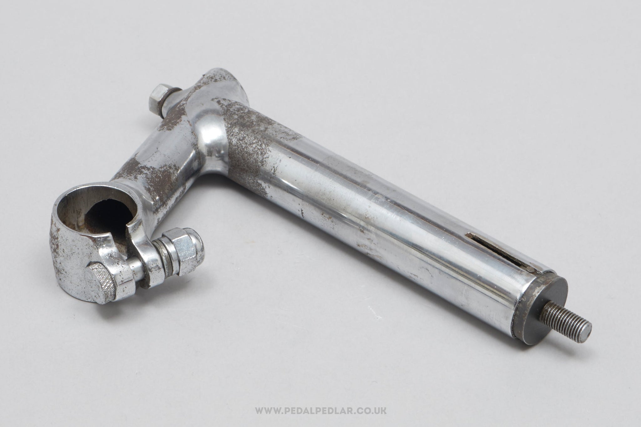 Vintage Steel Chromed Tandem 75 mm 1 1/8" Quill Stem - Pedal Pedlar - Bike Parts For Sale
