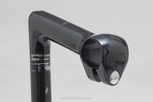 Cinelli Model 1A Winged C Logo Black Vintage 105 mm 1" Quill Stem - Pedal Pedlar - Bike Parts For Sale