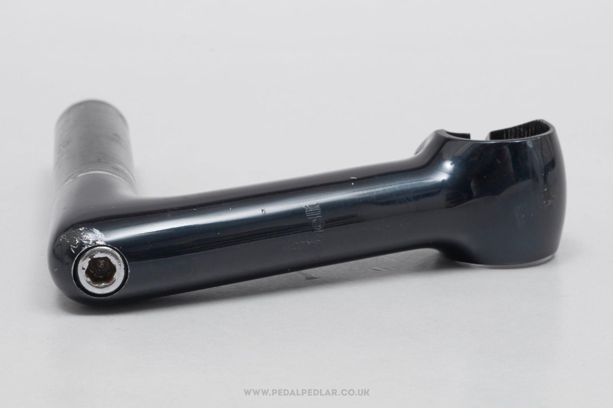 Cinelli Model 1A Winged C Logo Black Vintage 105 mm 1" Quill Stem - Pedal Pedlar - Bike Parts For Sale