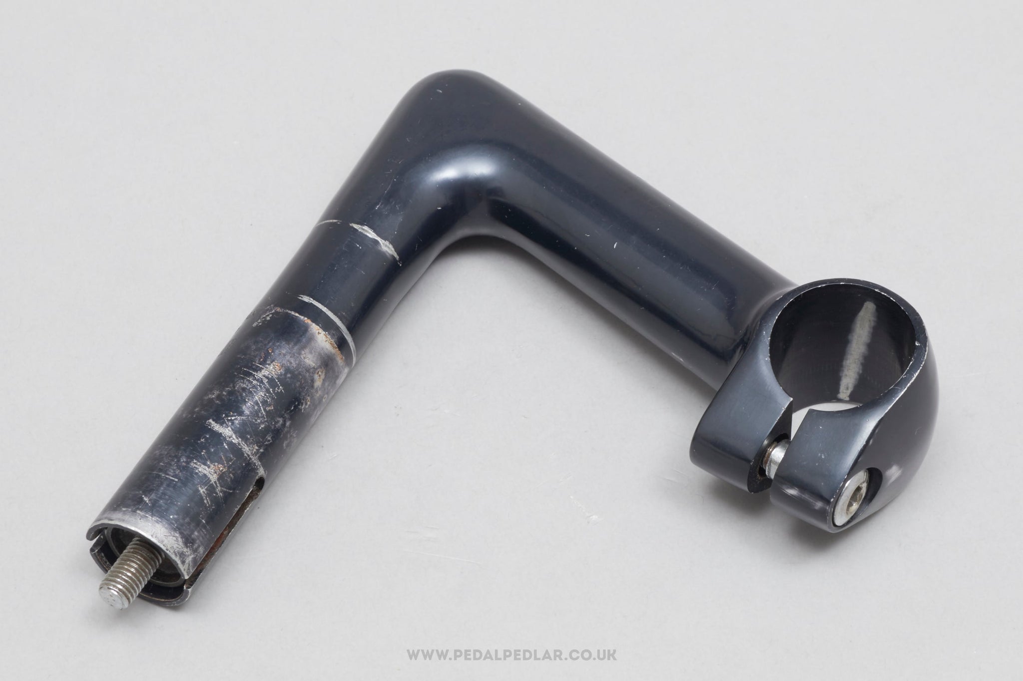 Cinelli Model 1A Winged C Logo Black Vintage 105 mm 1" Quill Stem - Pedal Pedlar - Bike Parts For Sale