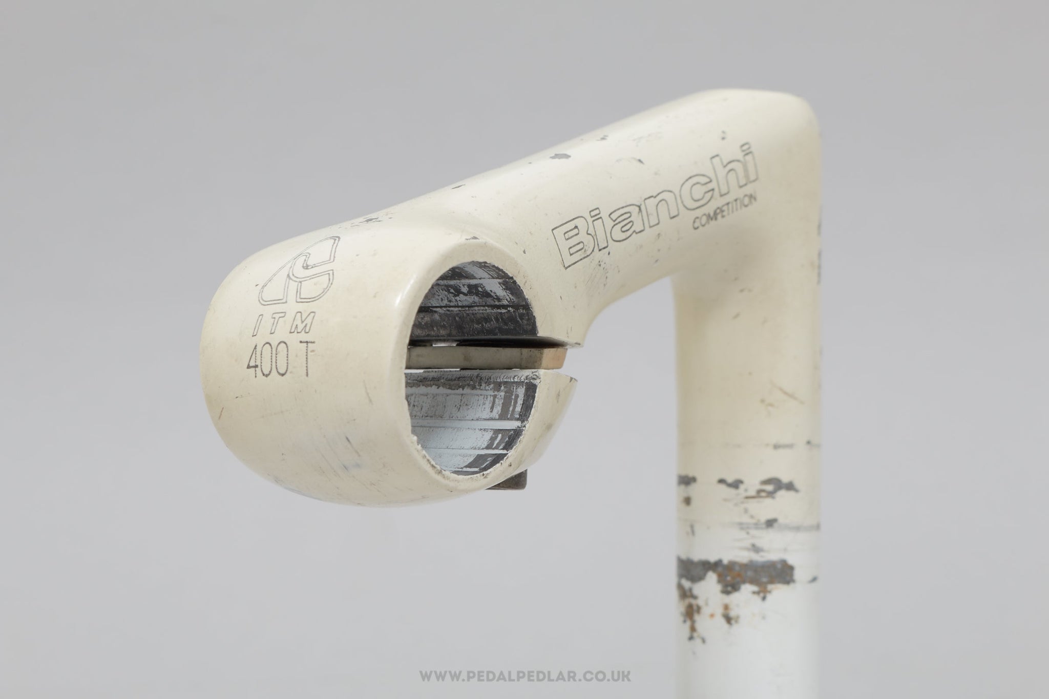 ITM 400 T Bianchi Branded Vintage 90 mm 1" Quill Stem - Pedal Pedlar - Bike Parts For Sale
