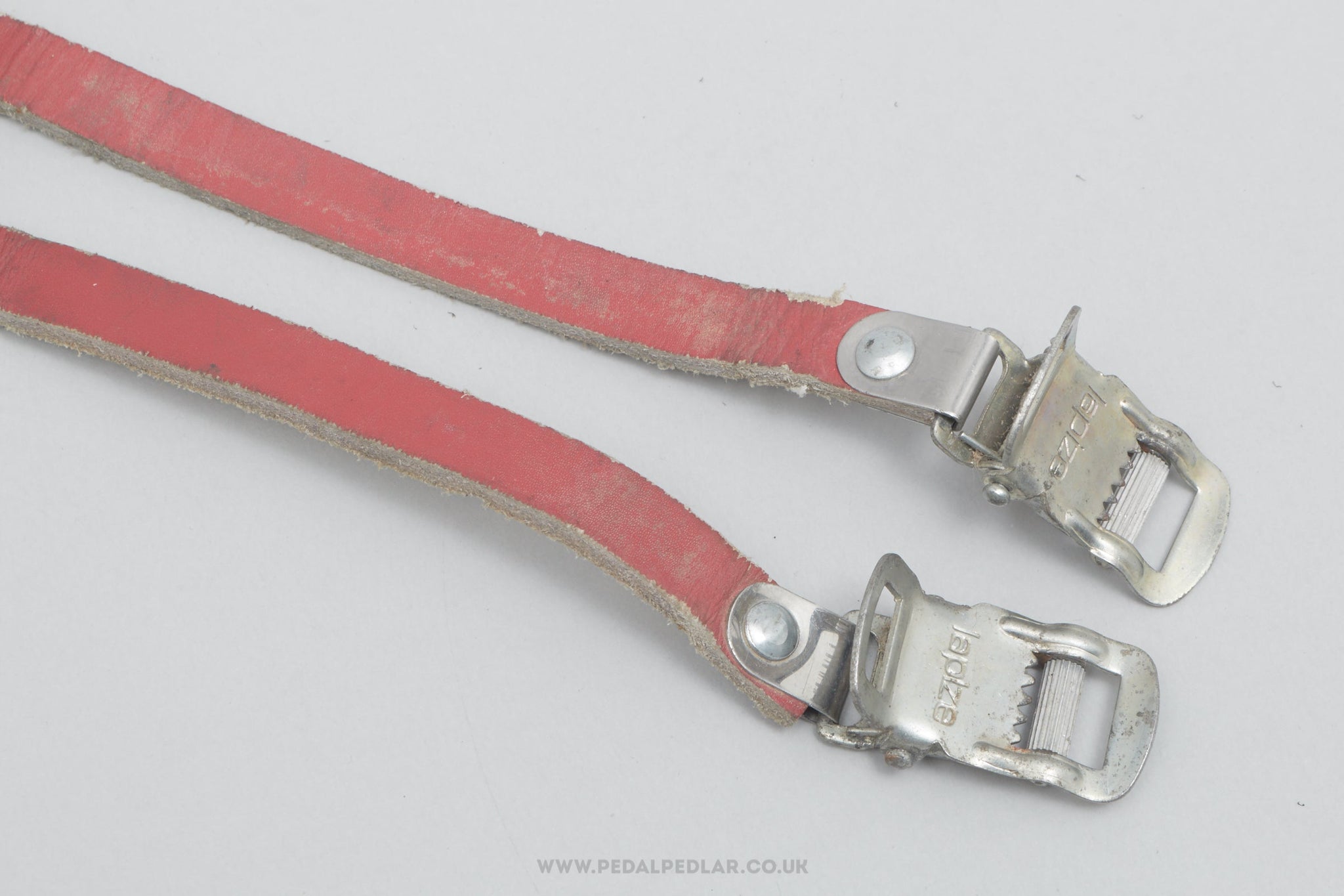 Leather toe shop straps bicycle