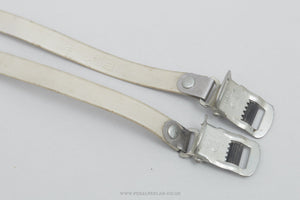 Lapize Nylon Vintage Grey Pedal / Toe Clip Straps - Pedal Pedlar - Bike Parts For Sale