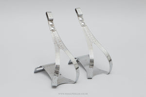 Christophe 50 / 506 'Special' New Logo Size M/L Vintage Steel Toe Clips / Cages - Pedal Pedlar - Bike Parts For Sale