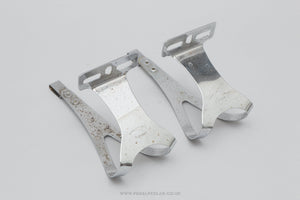 Christophe 50 / 506 'Special' New Logo Size M/L Vintage Steel Toe Clips / Cages - Pedal Pedlar - Bike Parts For Sale