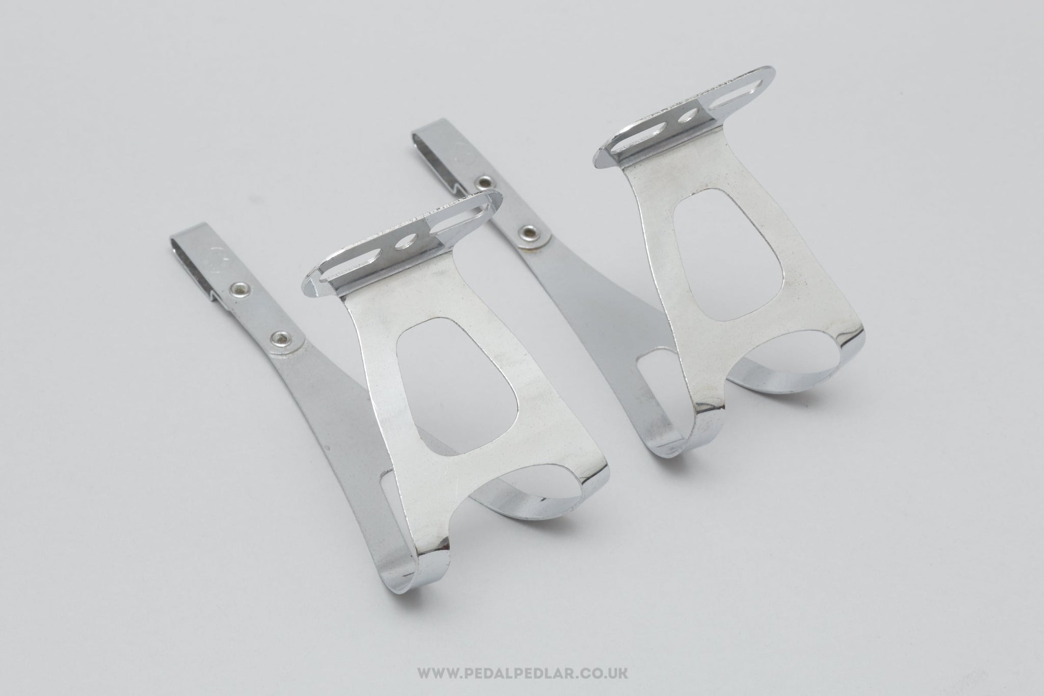 Paturaud Special Size M Vintage Steel Toe Clips / Cages - Pedal Pedlar - Bike Parts For Sale