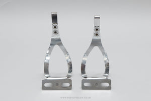 ALE Art. 91 Size M Vintage Steel Toe Clips / Cages - Pedal Pedlar - Bike Parts For Sale